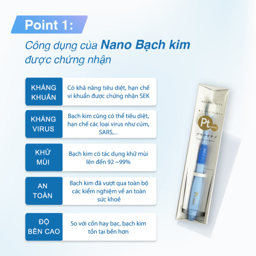 Bàn chải đánh răng kháng khuẩn Nano Bạch Kim Manmou - Màu Hồng - size trẻ em